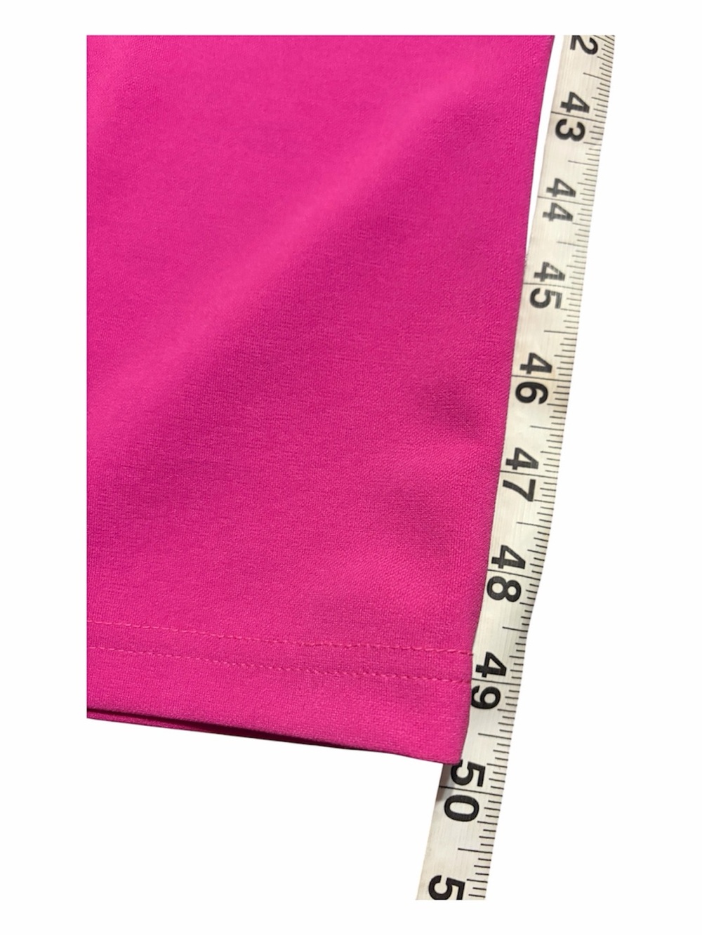 Entro Fuchsia Pink Strapless Pleated Bodice Wide Leg Jumpsuit - Picture 9 of 13